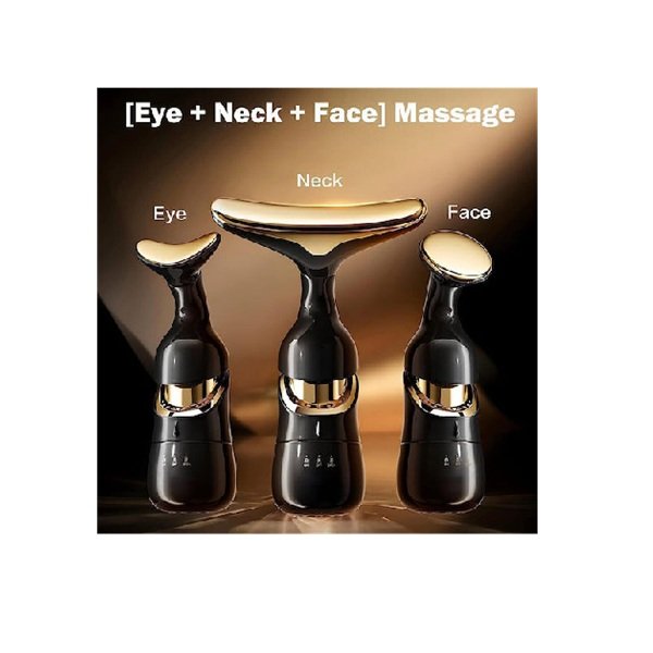 Επαναφορτιζόμενη Συσκευή Σύσφιξης Αντιγήρανσης Αναζωογόνησης Προσώπου Λαιμού 3 1 Μαύρη-56275114