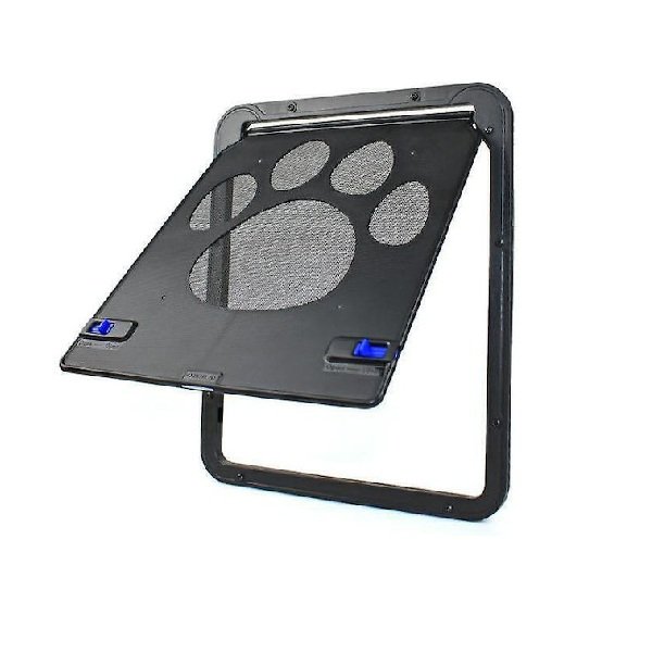 Πόρτα Σκύλου & Γάτας από Πλαστικό σε Γκρι Χρώμα 29 x 29 x 29εκ. 134566