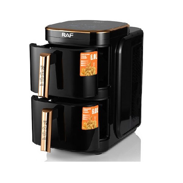 xlarge_20251105141342_raf_air_fryer_me_diplo_apospomeno_kado_12lt_r_5396 Raf Φριτέζα Αέρος 2400W Χωρητικότητας 12lt R.5396