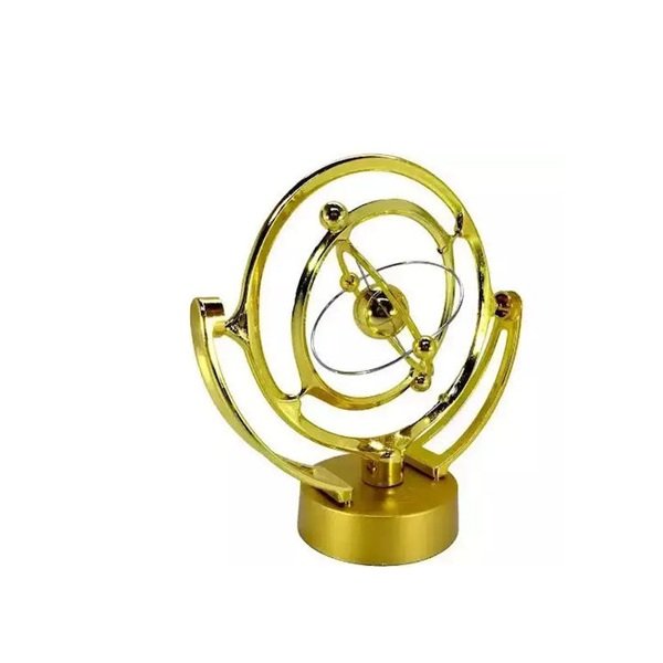 Περιστρεφόμενο Mαγνητικό Διακοσμητικό Αιώνιας Κίνησης Μεταλλικό – Χρυσό 60833420