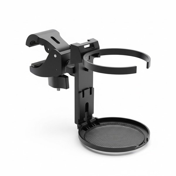 Ποτηροθήκη για Τιμόνι Ποδηλάτου/Μηχανής με Ρύθμιση K827 – Μαύρο