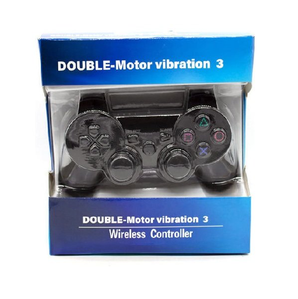 Double Motor Vibration 3 Ασύρματο Gamepad για PS3 Μαύρο 38247002