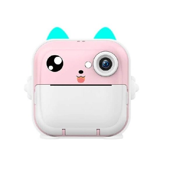 Q5 Compact Φωτογραφική Μηχανή με Οθόνη 2.4" Θερμικής Εκτύπωσης Ροζ 53536651