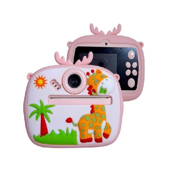 AM300-1 Παιδική Φωτογραφική Μηχανή 20MP Full HD (1080p) με Θερμική Εκτύπωση Οπτικού Ζουμ 8x Ροζ