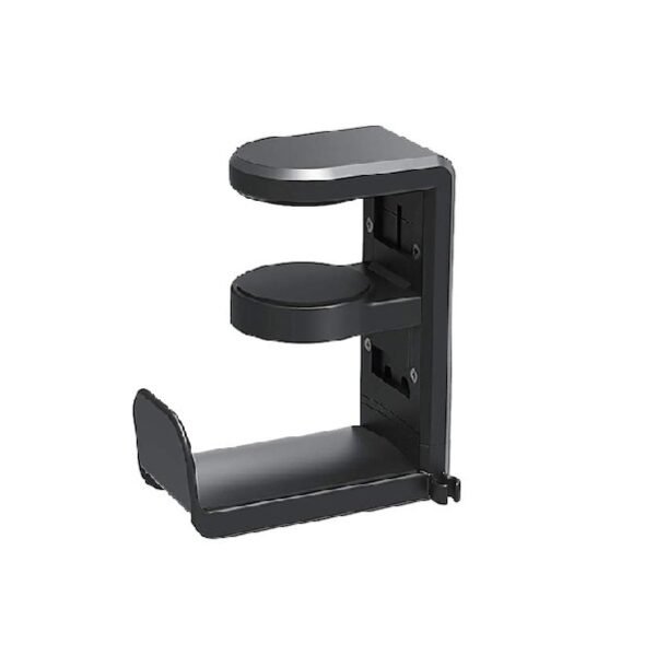 Powertech Βάση Ακουστικών Γραφείου Μαύρη 62899700