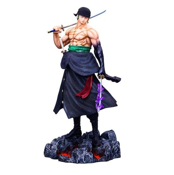 XXXL ΦΙΓΟΥΡΑ ANIME 3D PVC 50 CM Roronoa Zoro One Piece FC79 B0CV3CFC79