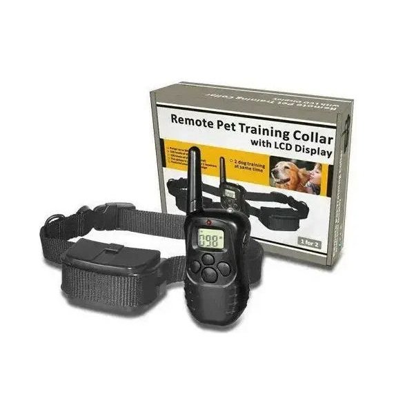 Επαναφορτιζόμενο ηλεκτρονικό κολάρο εκπαίδευσης σκύλου 300 μέτρων με LCD Οθόνη -OEM 64546154