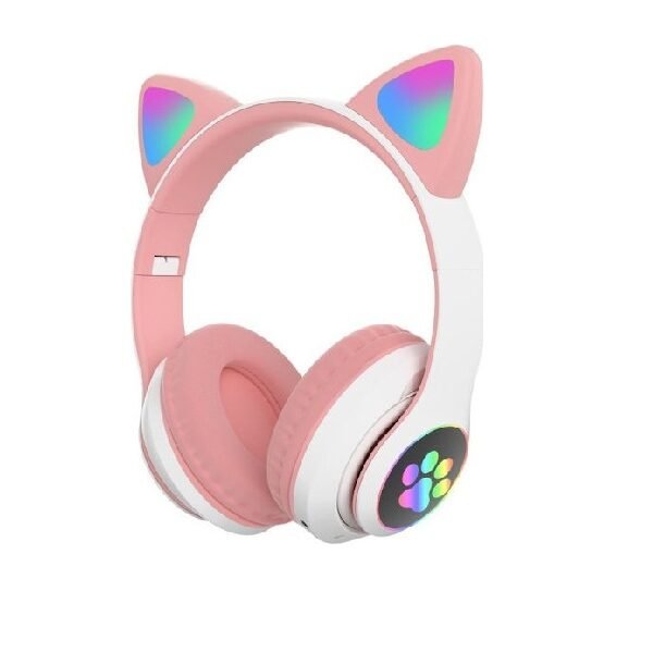 Cat STN28 Ροζ Ακουστικά Wireless/Wired On-Ear