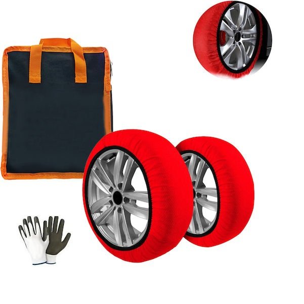 Σετ Χιονοκουβέρτες Αυτοκινήτου 2τμχ XLarge για Ζάντα 105611   R14 - R15 - R16 - R17 - R18 - R19 - R20 - R21