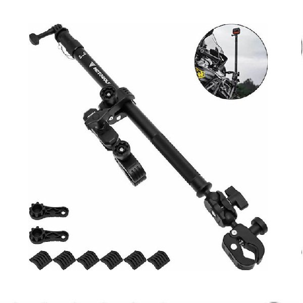 Βάση Στήριξης Action Camera Gopro Μοτοσυκλέτας Τηλεσκοπικό Κοντάρι Mdl3531b Motowolf  63695647