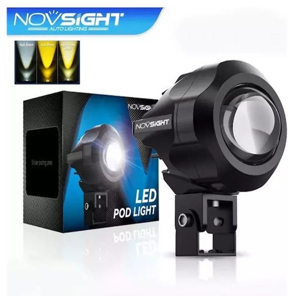 προβ! NovSight Προβολάκια Μοτοσυκλέτας LED 2τμχ 000.230.15063