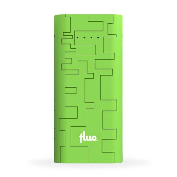 Fluo Energy Block Power Bank 10400mAh με 2 Θύρες USB-A Πράσινο