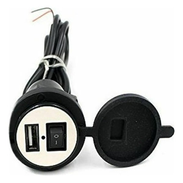 Αδιάβροχος Φορτιστής Μοτοσυκλέτας με Θύρα: 1xUSB  KZ-01