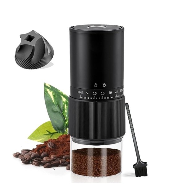 Επαναφορτιζόμενος Ηλεκτρικός Μύλος Καφέ με 30 Ρυθμίσεις Άλεσης 1000mAh