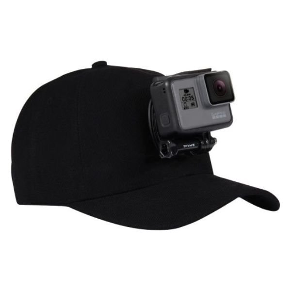 Puluz Καπέλο Black Με Βάση J-Hook for GoPro Hero