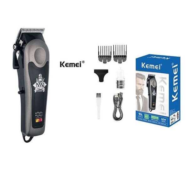 Kemei Επαγγελματική Επαναφορτιζόμενη Κουρευτική Μηχανή KM-1780