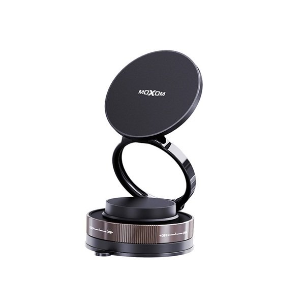 moxom_vasi_kinitou_aytokinitou_me_magniti_mayri! Moxom Βάση Κινητού Αυτοκινήτου με Μαγνήτη Μαύρη 14131