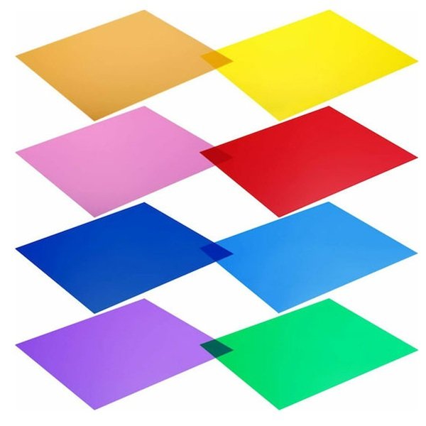 Neewer Eight 30 X 30cm Color Filter Sheets 10086723