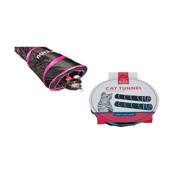 nunbell_paixnidi_gatas! Nunbell Pet Παιχνίδι Γάτας Τούνελ Μαύρο