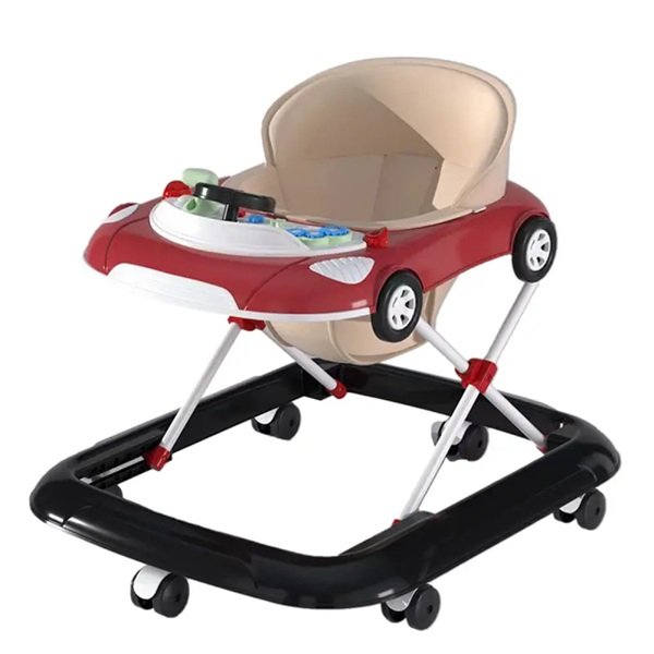 Περπατούρα Μωρού Αυτοκινητάκι Y-W8910 με Μουσική & Ρυθμιζόμενο Ύψος – Στράτα Εκμάθησης Βάδισης