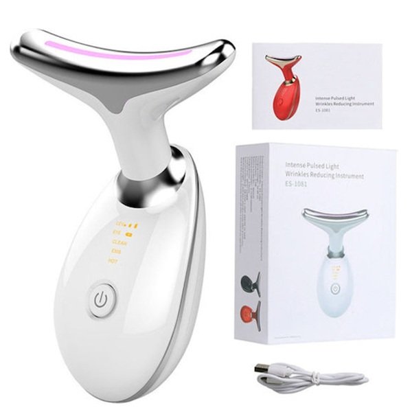 Συσκευή Περιποίησης Προσώπου Φωτοθεραπεία Es-1081 Λευκό