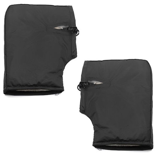 Αδιάβροχα Καλύμματα Χεριών Μοτοσυκλέτας Χούφτες Προστασίας Νάυλον Μαύρες 64902224