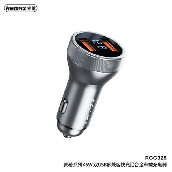 φορ αυτ! Remax Φορτιστής Αυτοκινήτου Linsey Series 45W Γρήγορης Φόρτισης με Θύρες: 1xUSB 1xType-C Μπλε