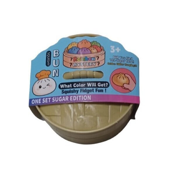 Stress Squishy Αφρώδες Πολύχρωμο (Διάφορα Σχέδια) Squishy dumpling stress ball 10 cm-1 τεμάχιο