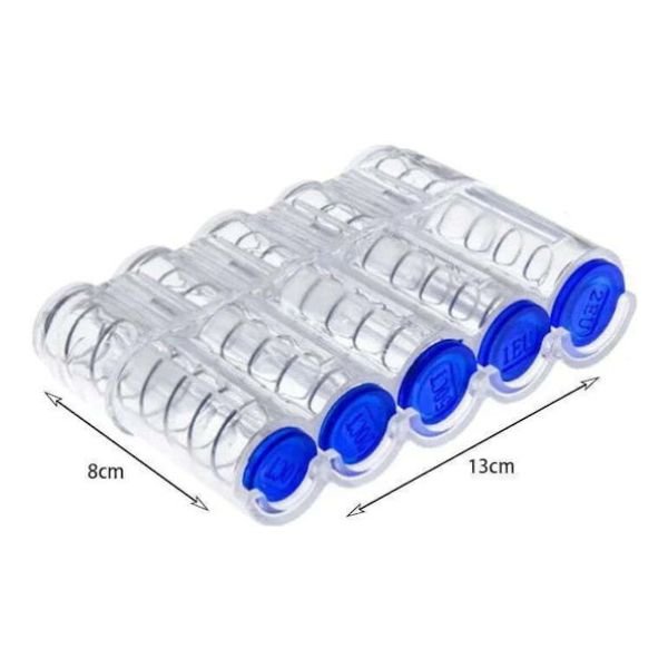 Κερματοθήκη 5 Θέσεων Διάφανη Μικρή 5 Position Transparent Coin Holder