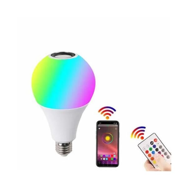 lampa_led Smart Λάμπα LED 12W για Ντουί E27 RGB
