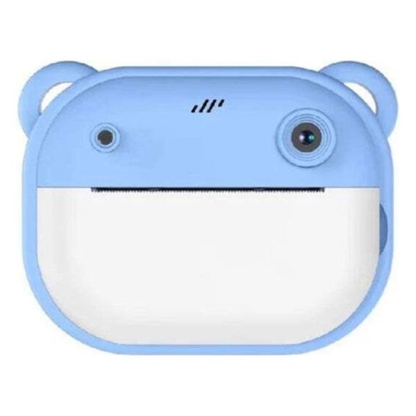 paidiki_fotografiki_mixani Portable mini printer Παιδική Φωτογραφική Μηχανή με Θερμική Εκτύπωση Μπλε