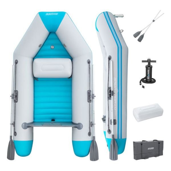 Hydroforce Φουσκωτή Βάρκα Γκρι με Κουπιά & Τρόμπα 230x130εκ.