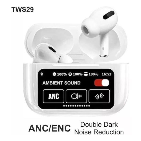 TWS29 In-ear Bluetooth Handsfree Ακουστικά με Θήκη Φόρτισης Λευκά